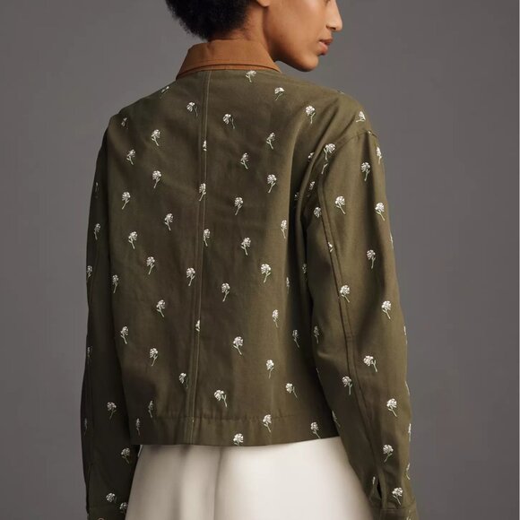 NWT Anthro x Dolan Left Coast Printed Barn Jacket - Picture 2 of 6